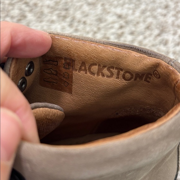 Blackstone wild dove grey lace up ankle boots 39 - Picture 6 of 9